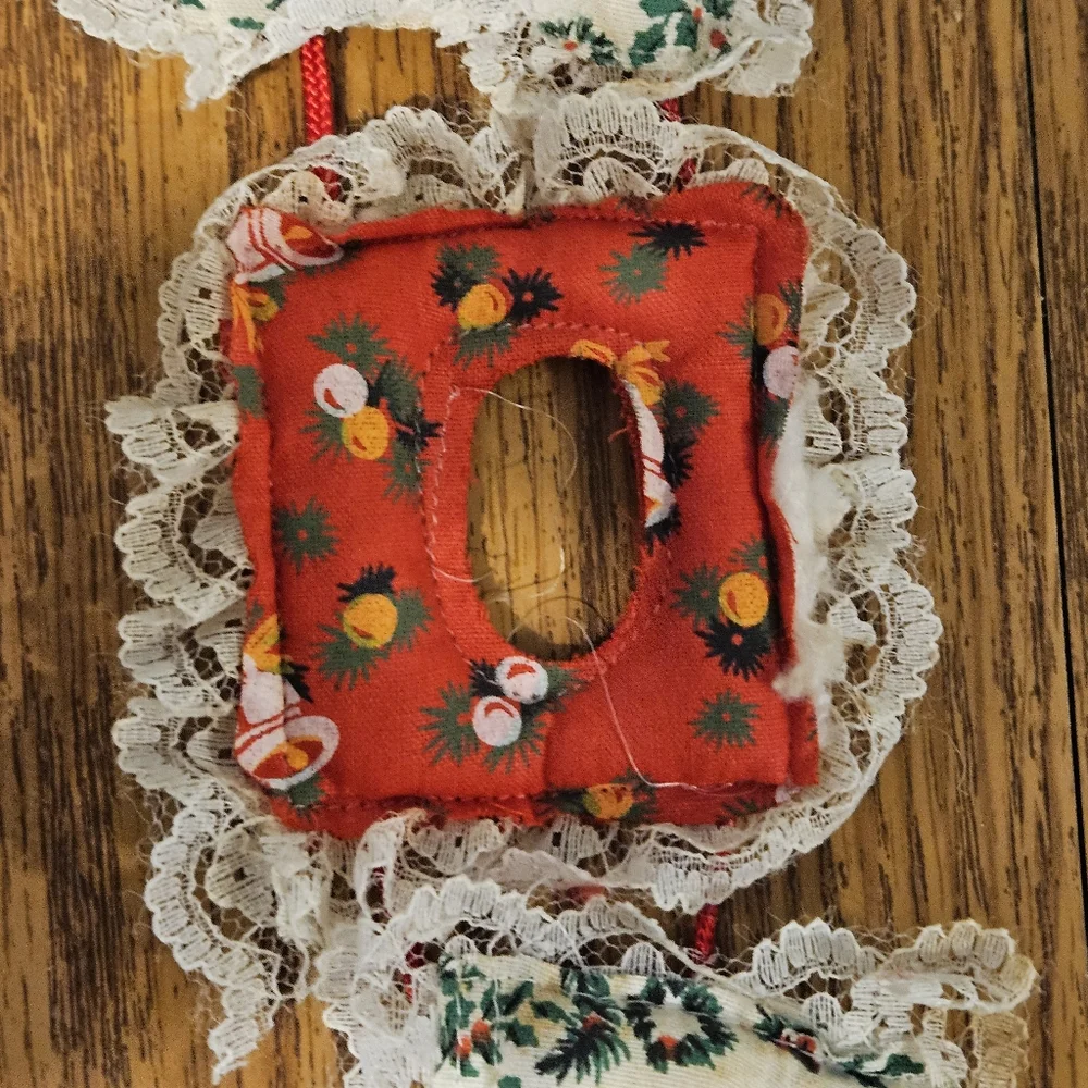 Vintage Emson Christmas Garland hanging decor NOEL Taiwan bell